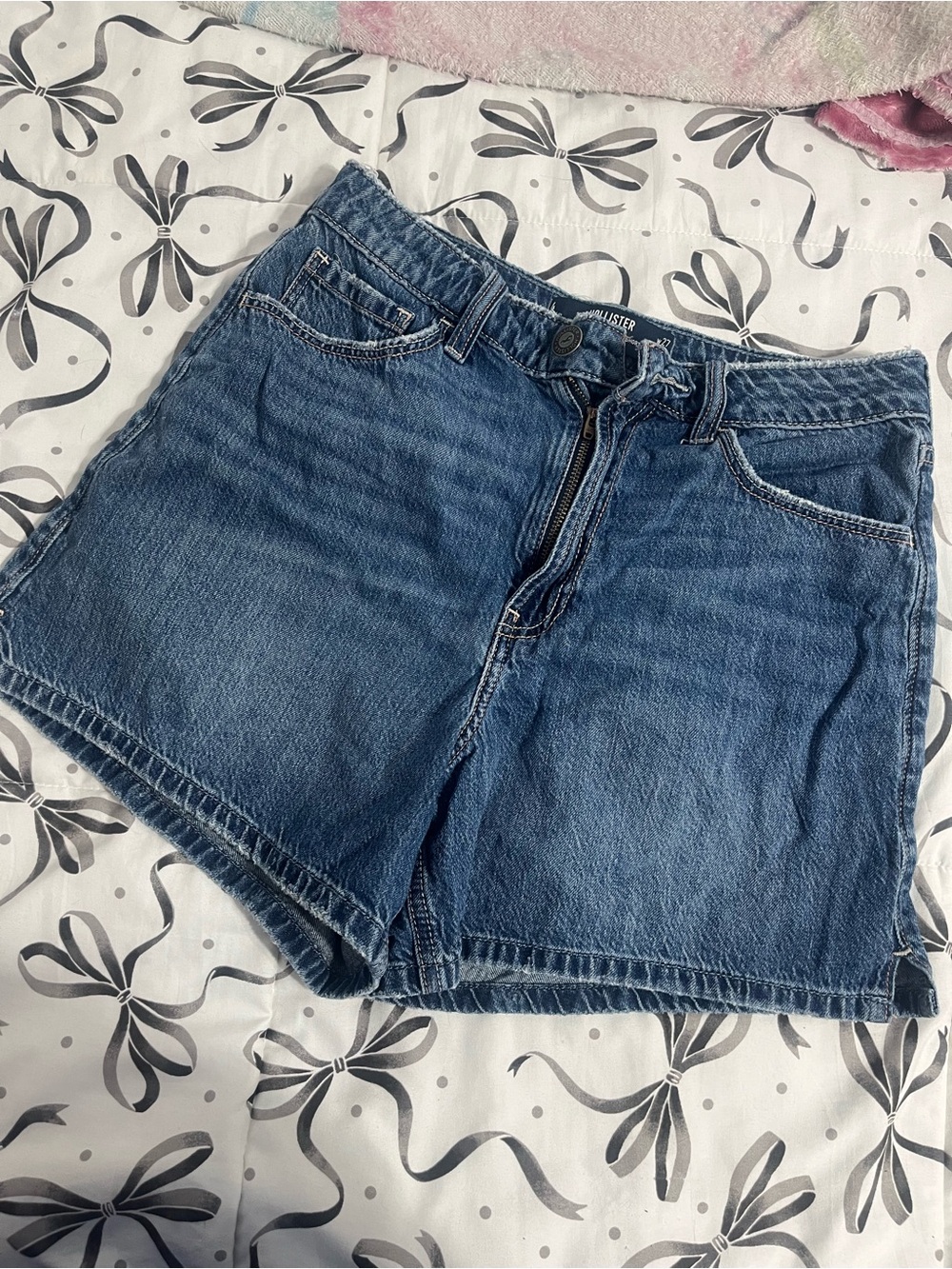Hollister Medium Blue Denim Jean Shorts